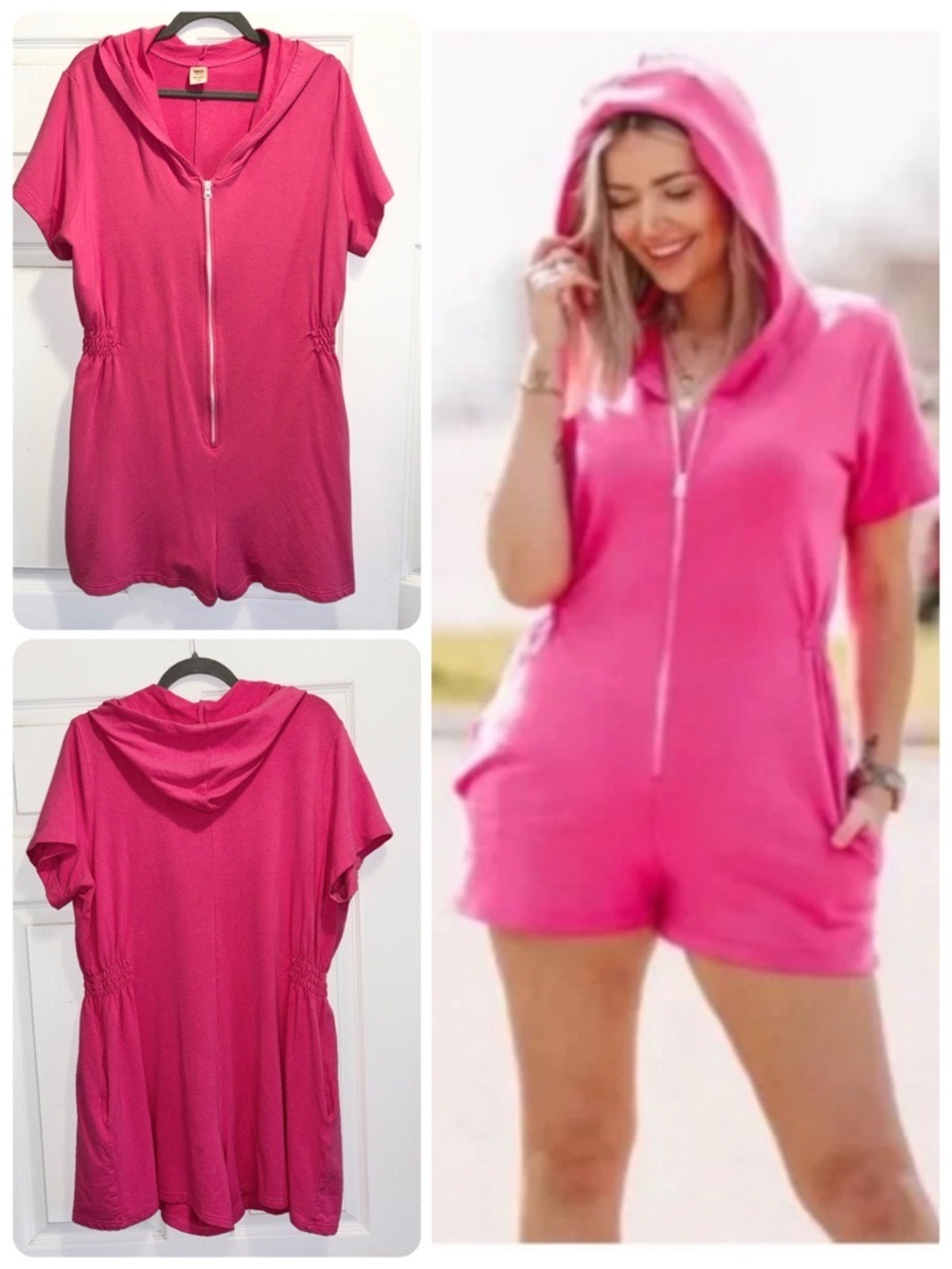 Smash + Tess X Birds Papaya Apres Sun Romper Limited Cream Soda Pink Size Large